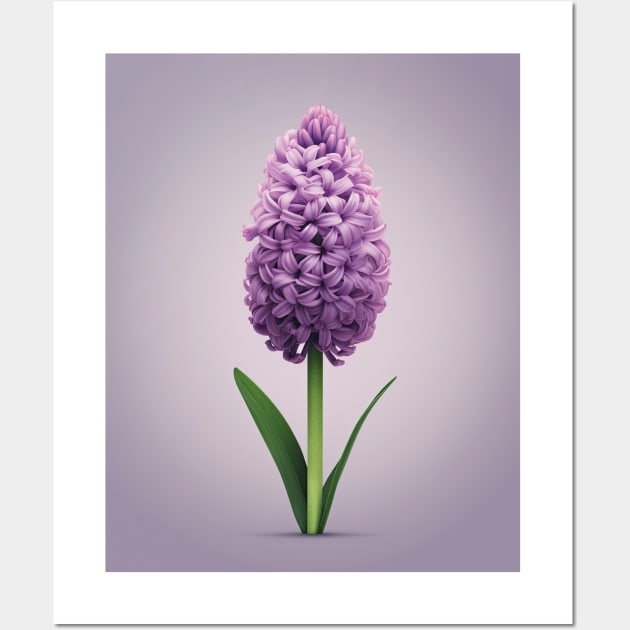 Purple Hyacinth Webtoon Merchandise Wall Art by 026PrintableArt